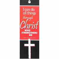 Bookmark With Tassel: I Can Do All Things Through Christ Who Strengthens Me (Phil 4:13)