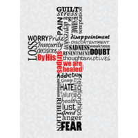 Large Poster - By His Stripes We Are Healed