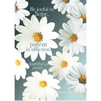 Large Poster - Joyful, Patient, Faithful