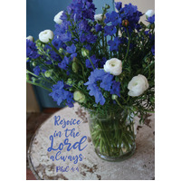 Large Poster - Rejoice in the Lord always