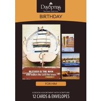 Boxed Cards Birthday: Nautical (Masculine)