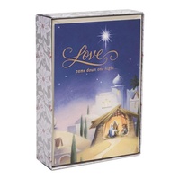 Christmas Boxed Cards: Love Came Down One Christmas Night John 3:16 NIV