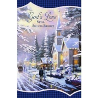 Christmas Boxed Cards: Thomas Kinkade God's Love (John 10:10 KJV)