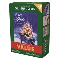 Christmas Value Boxed Cards Green Box: Traditional Scenes WithScripture (Box of 48)