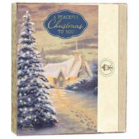 Christmas Boxed Cards: Thomas Kinkade A Peaceful Christmas To You (Isaiah 9:6 KJV)