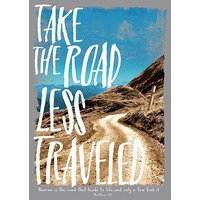 Poster Large: Road Less Traveled