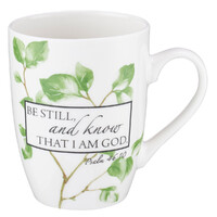 Be Still Ceramic Coffee Mug – Psalm 46:10