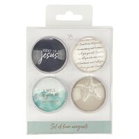 Give You Rest Glass Magnet Set - Matthew 11:28