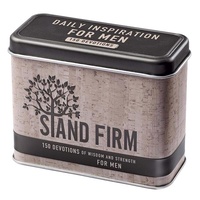 Devotional Cards in a Tin: Stand Firm for Men