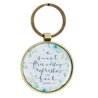 Metal Keyring: A Sweet Friendship