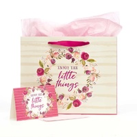 Large Gift Bag - Enjoy The Little Things