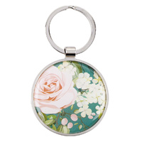 That My Joy May Be In You Floral Keyring in Tin - John 15:11