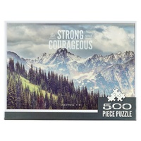 Be Strong & Courageous Pine Valley 500-piece Jigsaw Puzzle