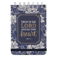 Trust In The Lord Wirebound Notepad
