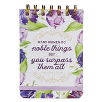 Wirebound Notepad - Noble Things Proverbs 31:29