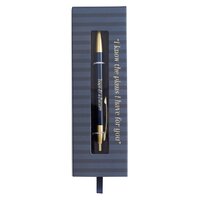 Navy Classic Pen - Hope & a Future Jeremiah 29:11