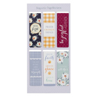 Bookmark Magnetic: Daisies (Set Of 6)