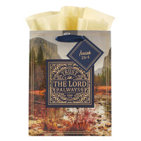 Trust in the LORD Always Medium Gift Bag - Isaiah 26:4