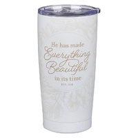 Everything Beautiful Stainless Steel Travel Tumbler - Ecclesiastes 3:11