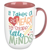 Mug Red Big Heart to Shape Minds