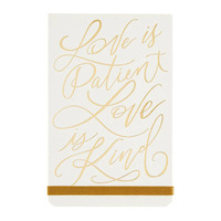 Coptic Notepad - Love is Patient