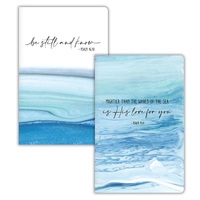 Notepad Set of 2 - Be Still/Mightier than the Waves
