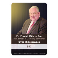 Dr. David Gibbs Jnr - 20 Years Of Leadership Conference