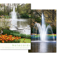 Notecards: Fountain Scenes - Blank