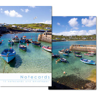Notecards: Coverack Harbour - Blank