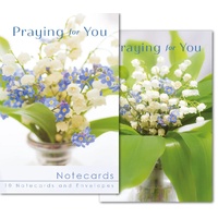 Praying For You Notecard Wallet - Lily Of The Valley (10 cards)