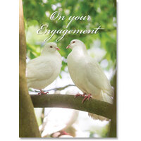 On Your Engagement - Two Doves