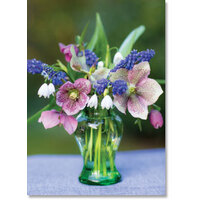 Greeting Card - Blank Inside - Flowers in Vase