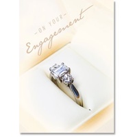 Greeting Card - On Your Engagement - Engagement Ring