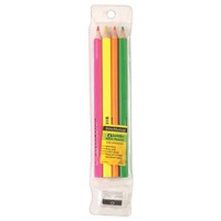 Dry Highlighter Pencil Set With Sharpener: Jumbo Size