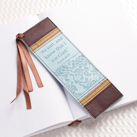 Pagemarker: Be Still And Know That I Am God Psalm 46:10 Lux-Leather