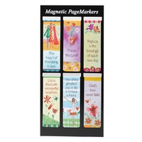 Magnetic Page Markers Set of 6 Whimsical