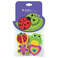 Erasers: Rejoice In the Lord Always (Set of 4)
