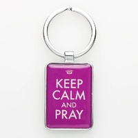 Metal Keyring - Keep Calm and Pray