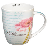 His Grace is Sufficient Coffee Mug - 2 Corinthians 12:9-11