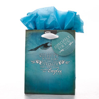 Small Gift Bag: On Wings like Eagles 136 x 70 x 170mm