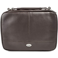 Bible Cover Extra Large: Two-Fold Luxleather Organizer Brown