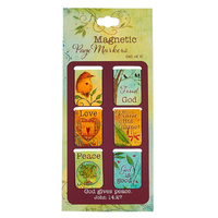 Bookmark Magnetic: God Gives Peace (Set Of 6)
