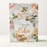 Colouring Cards: Proverbs in Colour (Box of 44 cards)