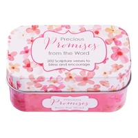 Promise Box: Pink Flowers Precious Promises 202 Scripture Verses