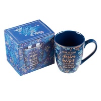 Ceramic Mug: May He Give You the Desires of Your Heart