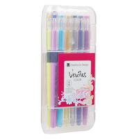 Gel Colouring Pens (Set of 12 Assorted)