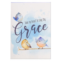 Tune My Heart to Sing Thy Grace Illustrated Pet Notepad