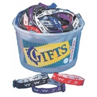 WWJD Woven Bracelet (Assorted Colours)