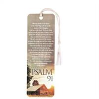 Bookmark with Tassel: Psalm 91 5.08 x 15.2cm