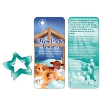 Children's Bookmark and Cookie Cutter Set: Miracle in the Manger